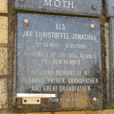ELS Jan Christoffel Jonathan 1925-2000