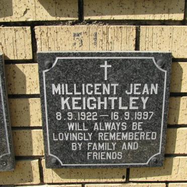 KEIGHTLEY Millicent Jean 1922-1997
