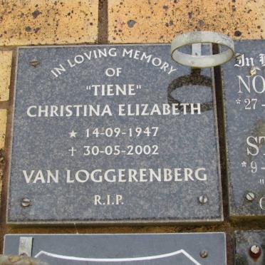 LOGGERENBERG Christina Elizabeth, van 1947-2002