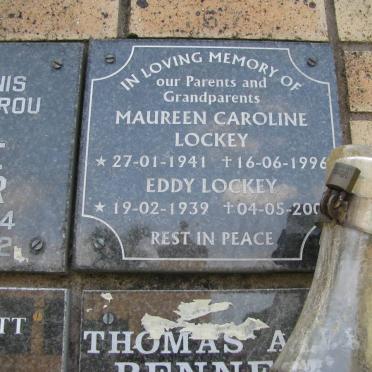 LOCKEY Eddy 1939-200? &amp; Maureen Caroline 1941-1996