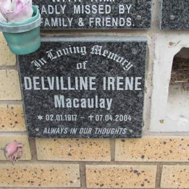 MACAULAY Delvilline Irene 1917-2004