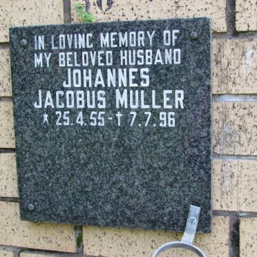 MULLER Johannes Jacobus 1955-1996