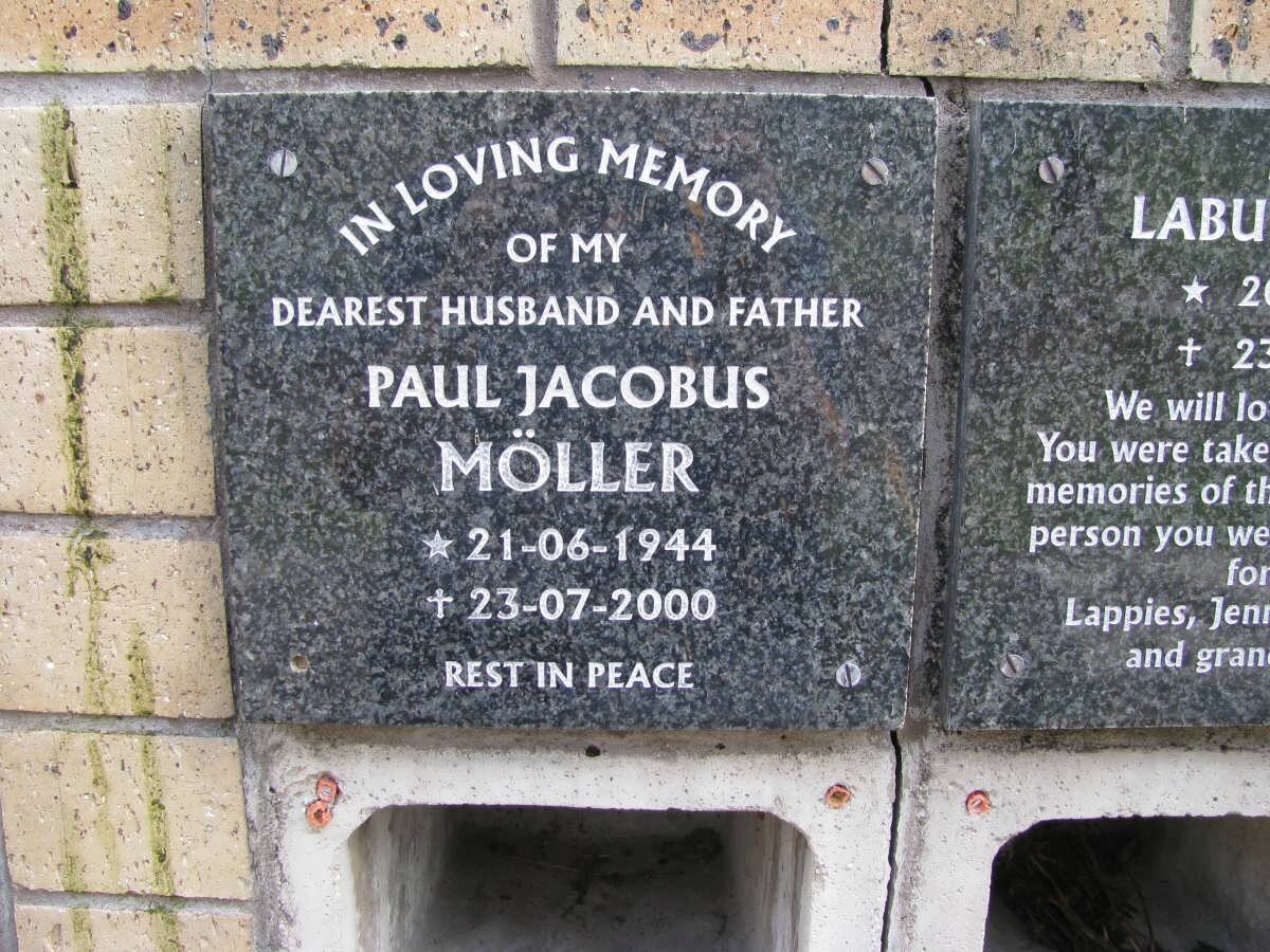 MOLLER Paul Jacobus 1944-2000