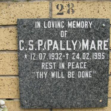 MARE C.S.P. 1932-1995