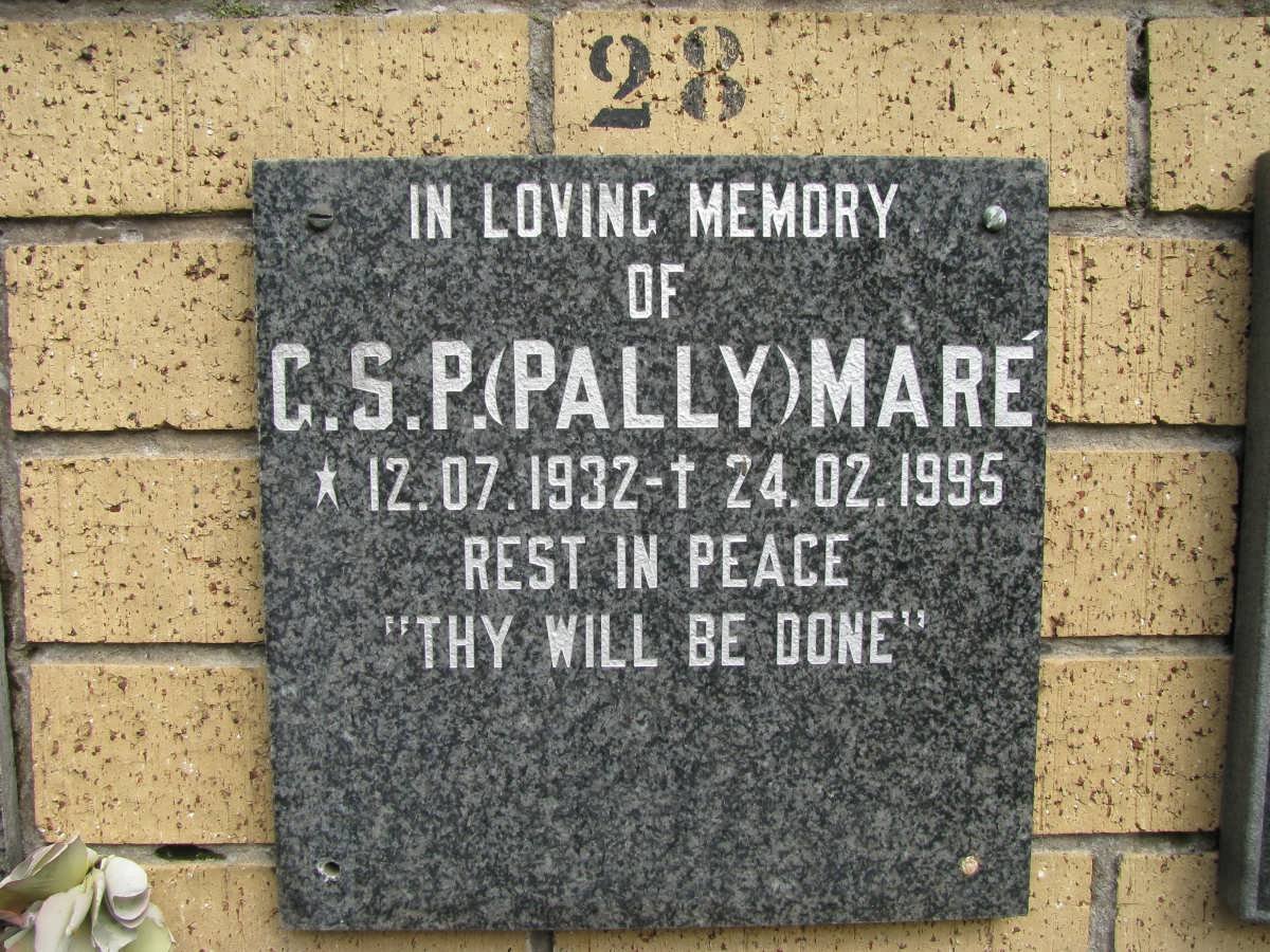 MARE C.S.P. 1932-1995