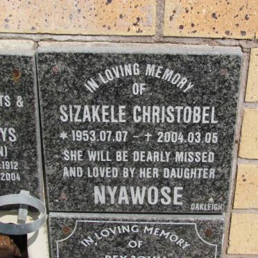 NYAWOSE Sizakele Christobel 1953-2004