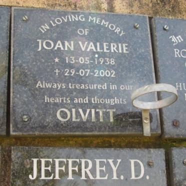 OLVITT Joan Valerie 1938-2002