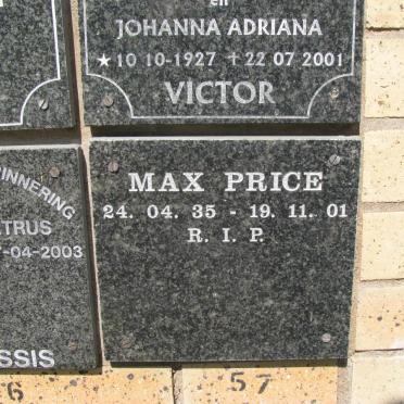PRICE Max 1935-2001