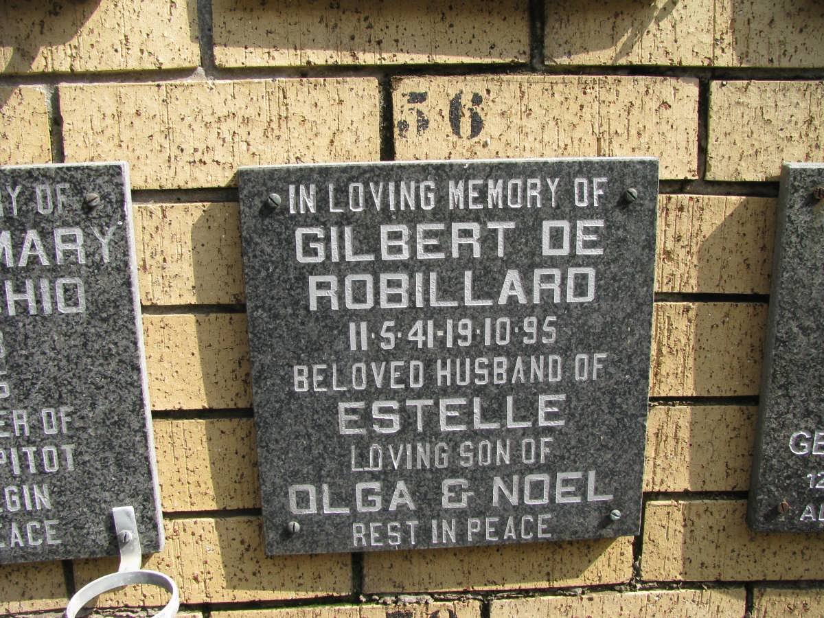 ROBILLARD Gilbert, de 1941-1995