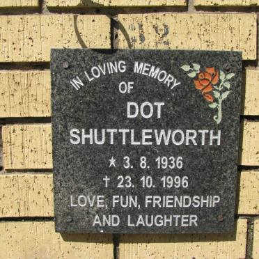 SHUTTLEWORTH Dot 1936-1996