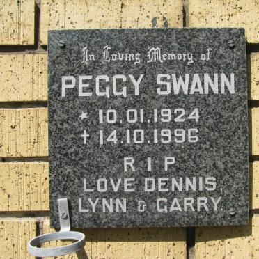 SWANN Peggy 1924-1996