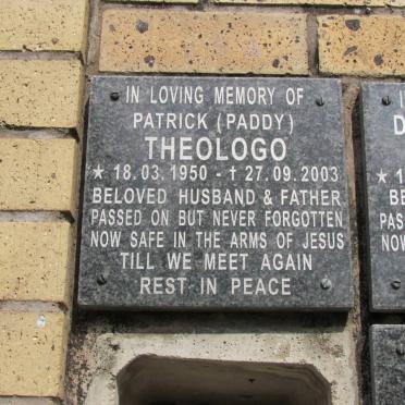 THEOLOGO Patrick 1950-2003