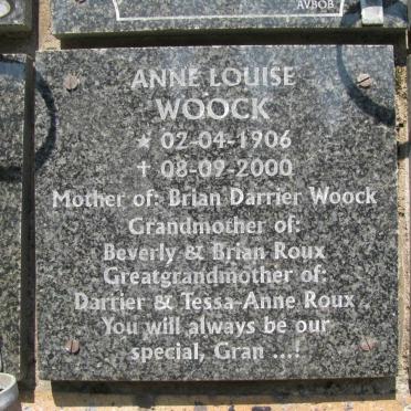 WOOCK Anne Louise 1906-2000
