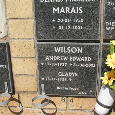 WILSON Andrew Edward 1937-2002