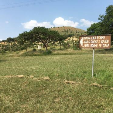 1. Signboard - James Rorke's grave