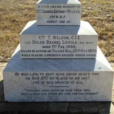 WELDON George Anthony 1866-1899