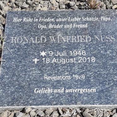 NUSS Ronald Winfried 1946-2018