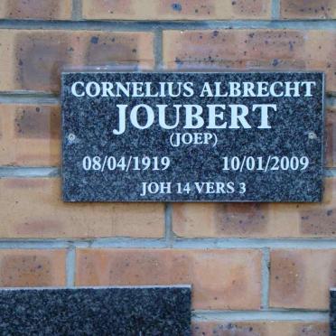JOUBERT Cornelius Albrecht 1919-2009