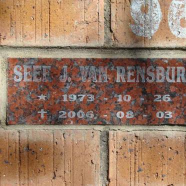 RENSBURG Seef J., van 1973-2006