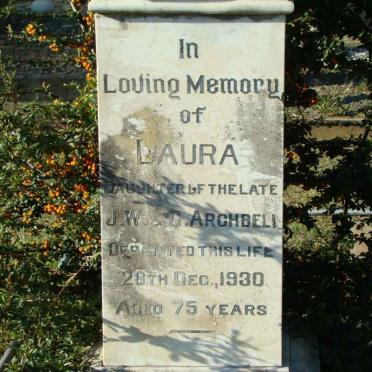 ARCHBELL Laura -1930