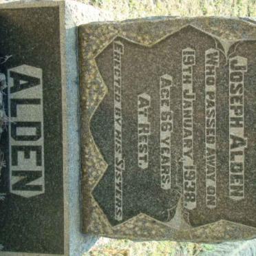 ALDEN Joseph  -1938