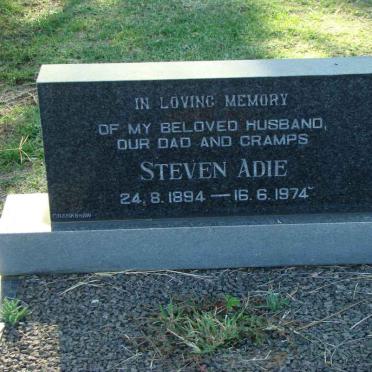 ADIE Steven 1894-1974