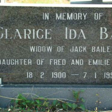 BAILEY Clarice Ida 1900-1995