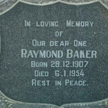 BAKER Raymond 1907-1954