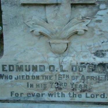 BOIS Edmund O.L., du -1918