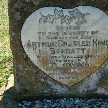 BARRATT Arthur Charles King -19??