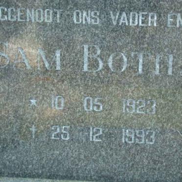 BOTHA Sam 1923-1993