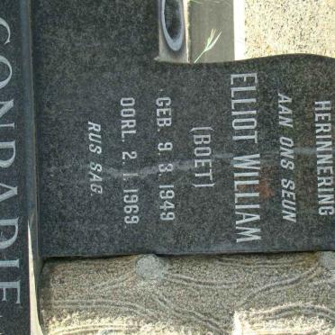 CONRADIE Elliot William 1949-1969