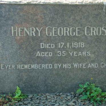 CROSS Henry George -1918