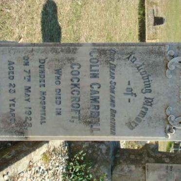COCKCROFT Colin Campbell -1928