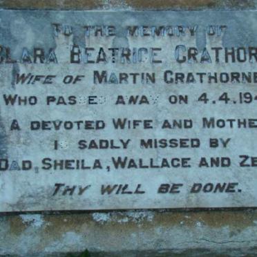 CRATHORNE Clara Beatrice -1946