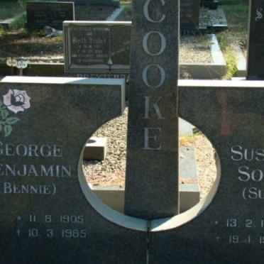 COOKE George Benjamin 1905-1985 &amp; Susanna Sophia 1908-1988