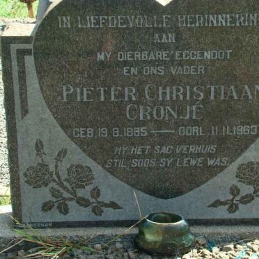 CRONJE Pieter Christiaan 1885-1963