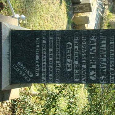 CALVERLEY William James -1938 &amp; Grace Florence 1874-1944 