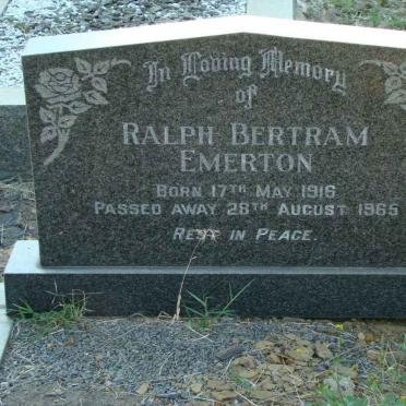 EMERTON Ralph Bertram 1916-1965