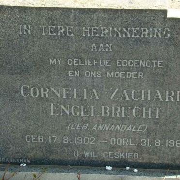 ENGELBRECHT Cornelia Zacharia nee ANNANDALE 1902-1965