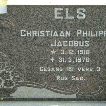 ELS Christiaan Philippus Jacobus 1918-1976