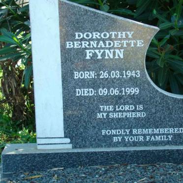 FYNN Dorothy Bernadette 1943-1999