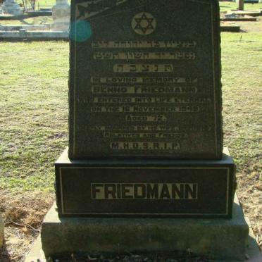 FRIEDMANN Benno -1948