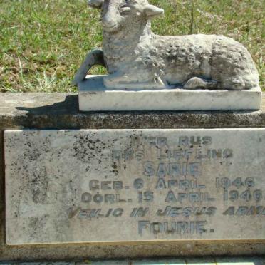 FOURIE Sarie 1946-1946