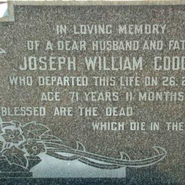 GOODES Joseph William -1960