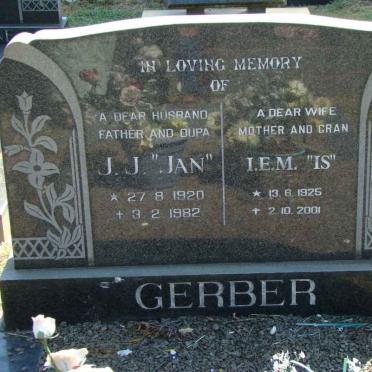 GERBER J.J. 1920-1982 &amp; I.E.M. 1925-2001