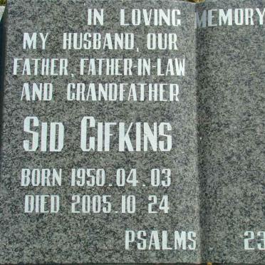 GIFKINS Sid 1950-2005
