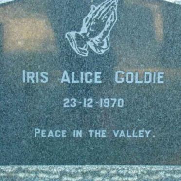 GOLDIE Iris Alice -1970