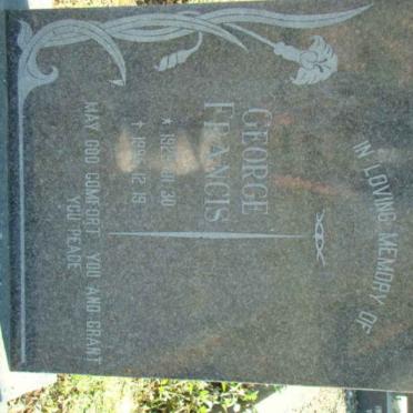 HUME George Francis 1929-1995