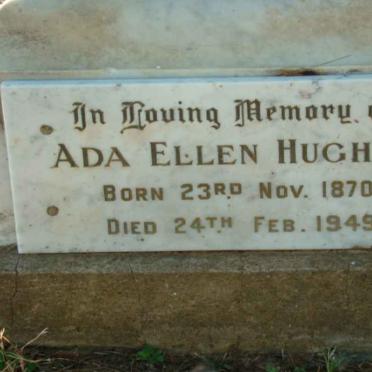 HUGHES Ada Ellen 1870-1949